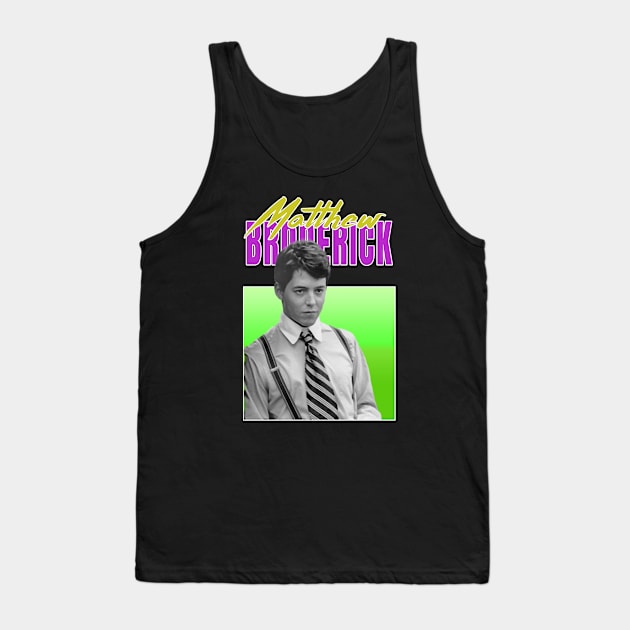 Matthew Broderick 80s Vintage Style Tank Top by DankyDevito